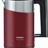 Siemens TW86104P Wasserkocher 1,5 L 2400 W Schwarz, Rot, Edelstahl