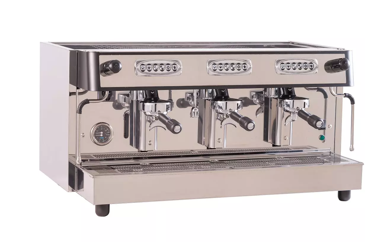 Gmg Siebträger - Espressomaschine BAROSSI Superiore 3 Gr. Autom. - Edelstahlausführung