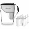 Pearlco Wasserfilter Fashion Anthrazit Inkl. 6 Universal Filterkartuschen