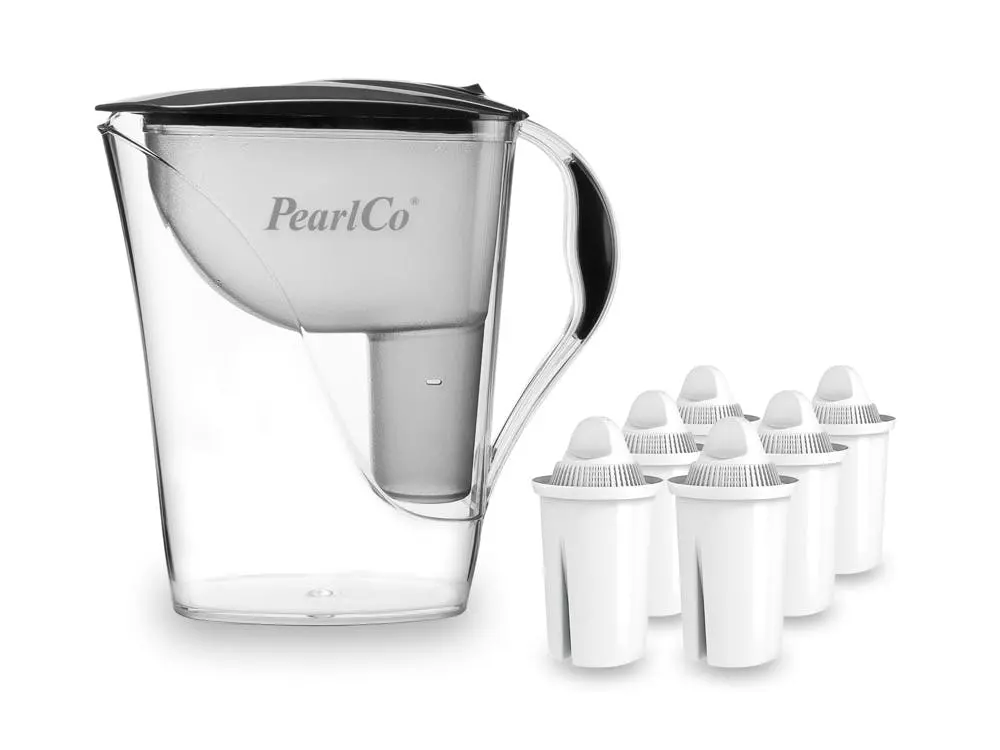 Pearlco Wasserfilter Fashion Anthrazit Inkl. 1 Alkaline Filterkartusche - Image 6