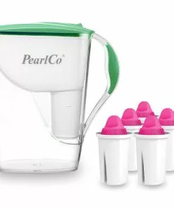 Pearlco Wasserfilter Fashion Mint Inkl. 6 AquaMag Filterkartuschen