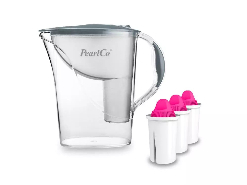 Pearlco Wasserfilter Standard Grau Inkl. 12 AquaMag Filterkartuschen – Bild 5