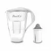 Pearlco Glas-Wasserfilter Weiß Inkl. 1 Protect+ Filterkartusche