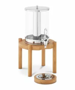 Royal-catering Royal Catering Saftspender - 7 L - Kühlsystem - Holzgestell