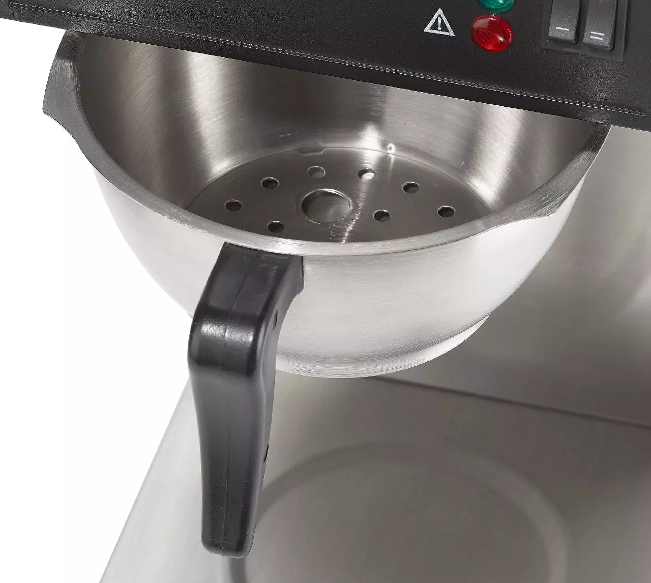 Metro-professional METRO Professional Filterkaffeemaschine Mit Glaskanne GCG2001, Edelstahl, 21.5x41x46cm, 2000W, 1.8L, Inkl. 100 Papierfilter, Mit Tassenwarmhalteplatte - Image 4