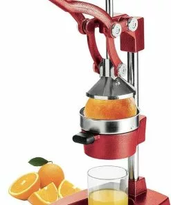 Null Beper MD.404 Professionelle Granatapfelpresse Und Zitruspresse Mit Ergonomisch Gummierten Hebel