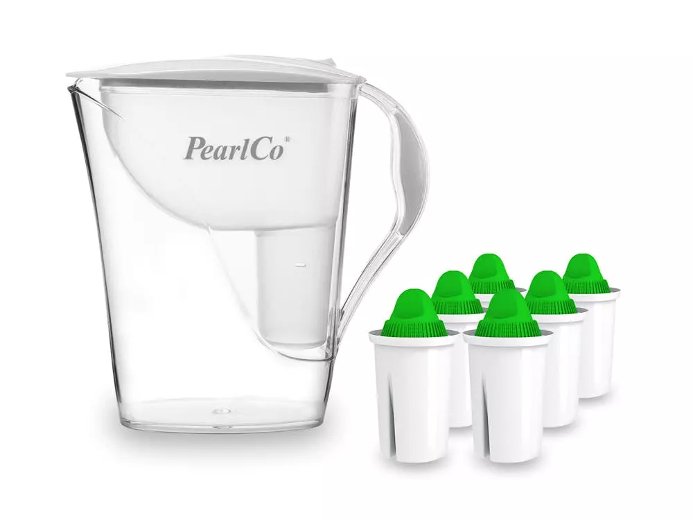 Pearlco Wasserfilter Fashion Weiß Inkl. 1 Alkaline Filterkartusche - Image 4