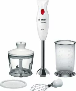 Bosch Stabmixer-Set CleverMixx MSM24500 Ws/deep Red