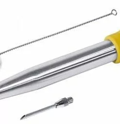 2x Contacto Bratensaftspritze, Edelstahl, Volumen: 0,05 L, Durchmesser: 2,3 Cm