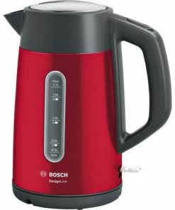 Bosch TWK4P434 Wasserkocher 1,7 L 2400 W Schwarz, Rot