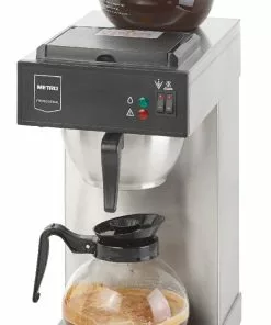 Metro-professional METRO Professional Filterkaffeemaschine Mit Glaskanne GCG2001, Edelstahl, 21.5x41x46cm, 2000W, 1.8L, Inkl. 100 Papierfilter, Mit Tassenwarmhalteplatte