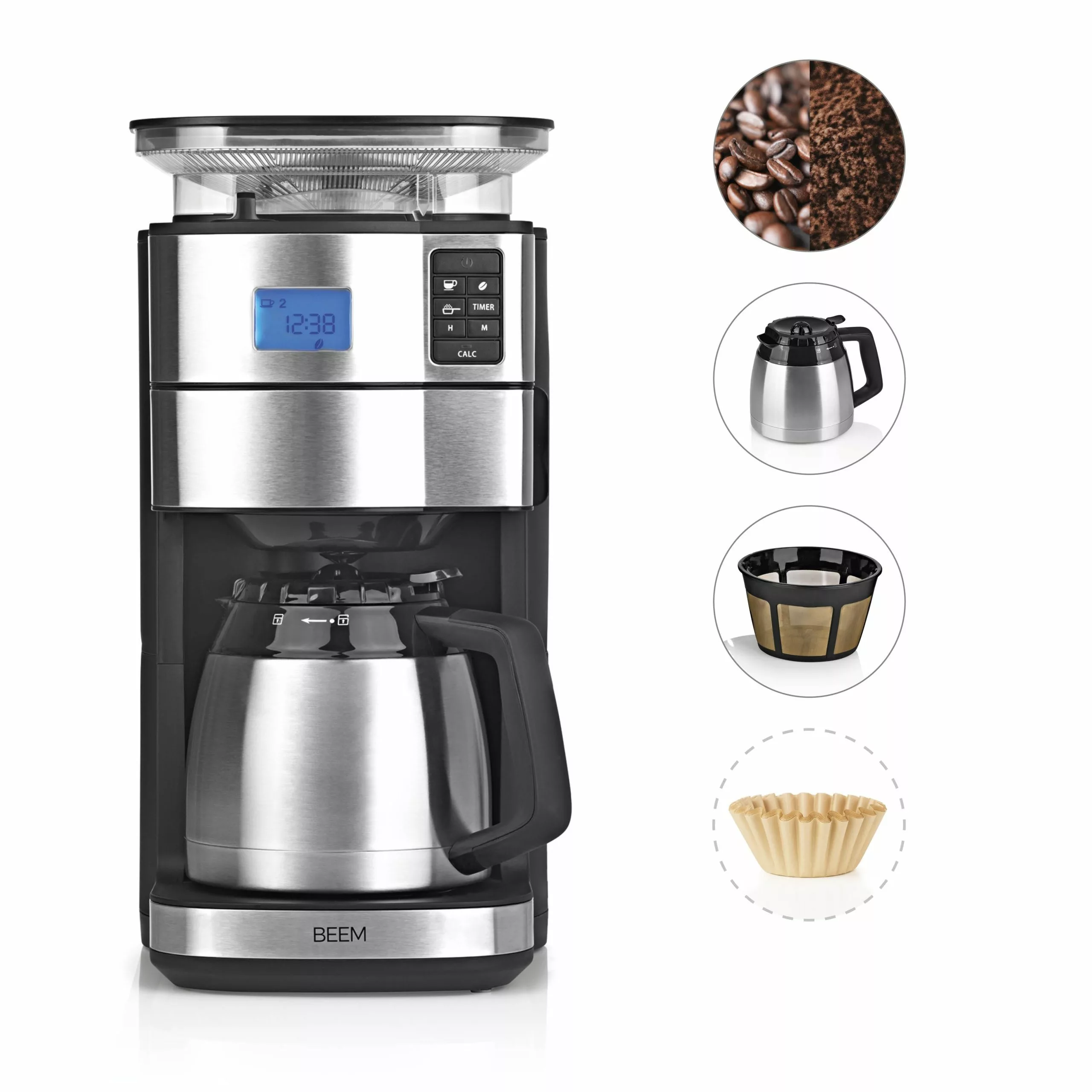 Null BEEM FRESH-AROMA-PERFECT III Filterkaffeemaschine Mit Mahlwerk - Thermo - Image 5