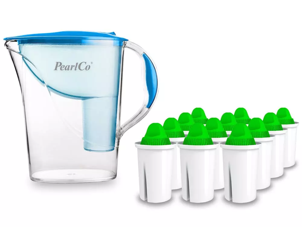 Pearlco Wasserfilter Standard Grau Inkl. 12 Alkaline Filterkartuschen - Image 3