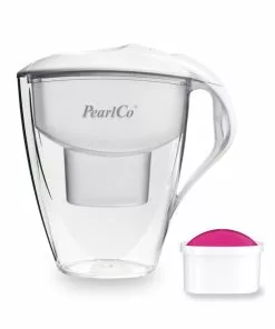 Pearlco Wasserfilter Astra Weiß Inkl. 1 AquaMag Filterkartusche