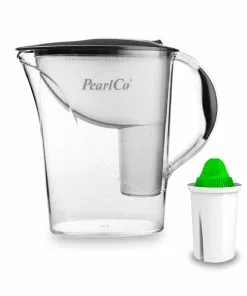 Pearlco Wasserfilter Standard Anthrazit Inkl. 1 Alkaline Filterkartusche
