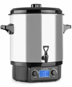 Klarstein Biggie Digital Einkochvollautomat Einkochtopf 27l 2000W Edelstahl Silber