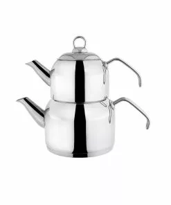 Null VIVIANA DELUX Teekannen-Set Größe S, Für Viele Herdtypen, Rostfrei, Ergonomisch