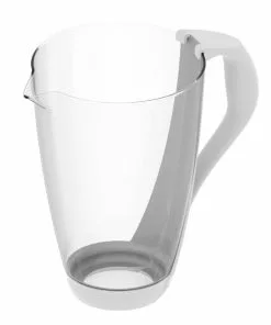 Pearlco Glas-Wasserfilter Weiß Ersatzkanne