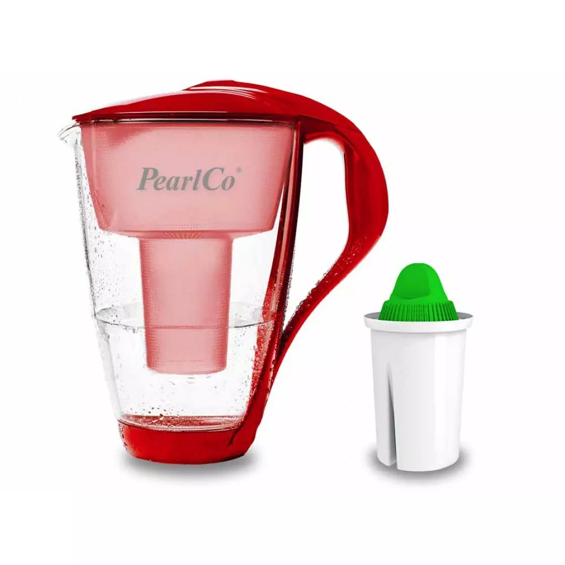 Pearlco Glas-Wasserfilter Anthrazit Inkl. 1 Alkaline Filterkartusche - Image 5