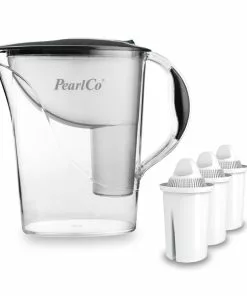 Pearlco Wasserfilter Standard Anthrazit Inkl. 3 Universal Filterkartuschen