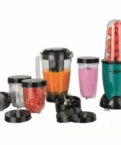Null Mr. Mixer Küchenmaschine Smaragdgrün, 18-tlg