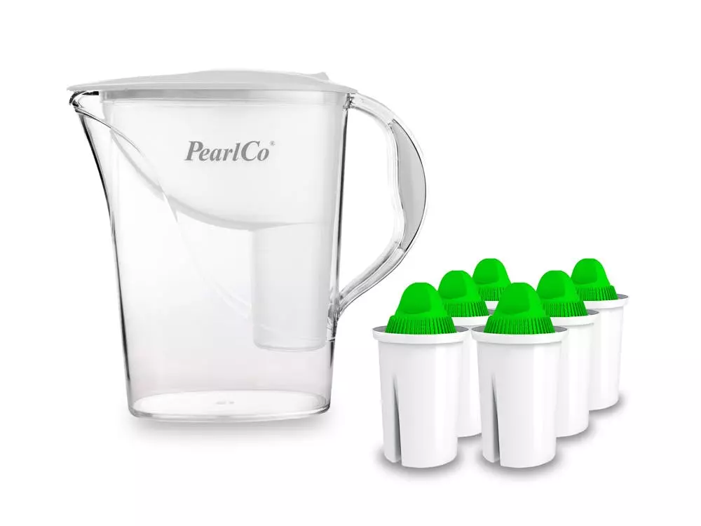 Pearlco Wasserfilter Standard Grau Inkl. 6 Alkaline Filterkartuschen - Image 4