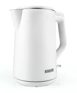 Null N8WERK Wasserkocher Moonlight White Edition - Fassungsvermögen 1,5 Liter - 2200W