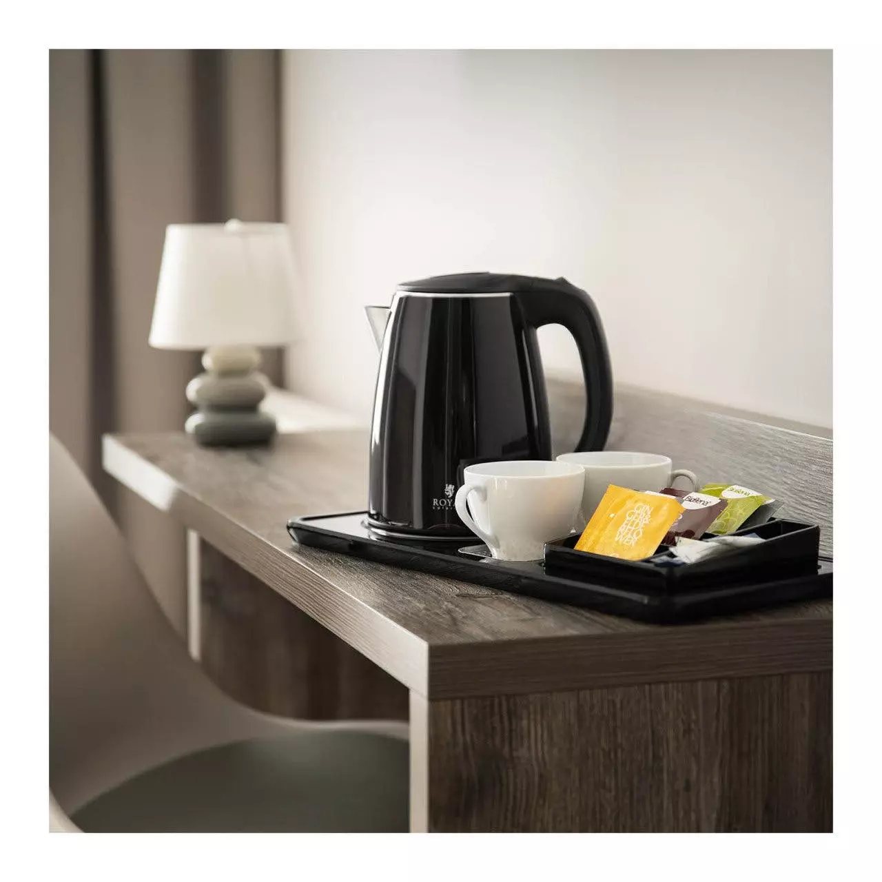 Royal-catering Royal Catering Wasserkocher - Kaffee- Und Teestation - 1,2 L - 1.550 W - Kabellos - Image 4