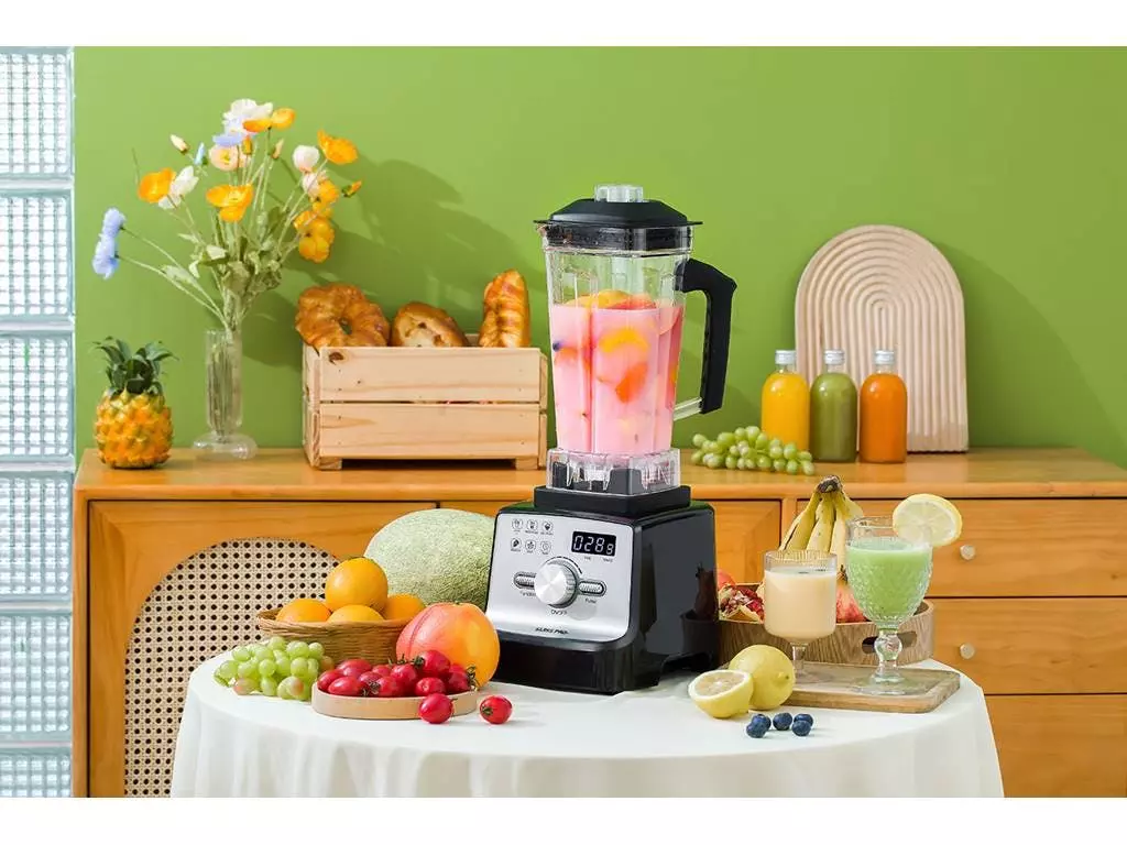 Null Swiss Pro Standmixer 2L Edelstahlklingel Smoothie Maker Ice-Crush Funktion - Image 6