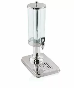 Was-germany WAS Germany - Getränkedispenser, 3 Ltr., 21,5 X 31,5 X 50 Cm, Chromnickelstahl (9930030)