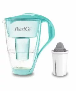 Pearlco Glas-Wasserfilter Mint Inkl. 1 Protect+ Filterkartusche