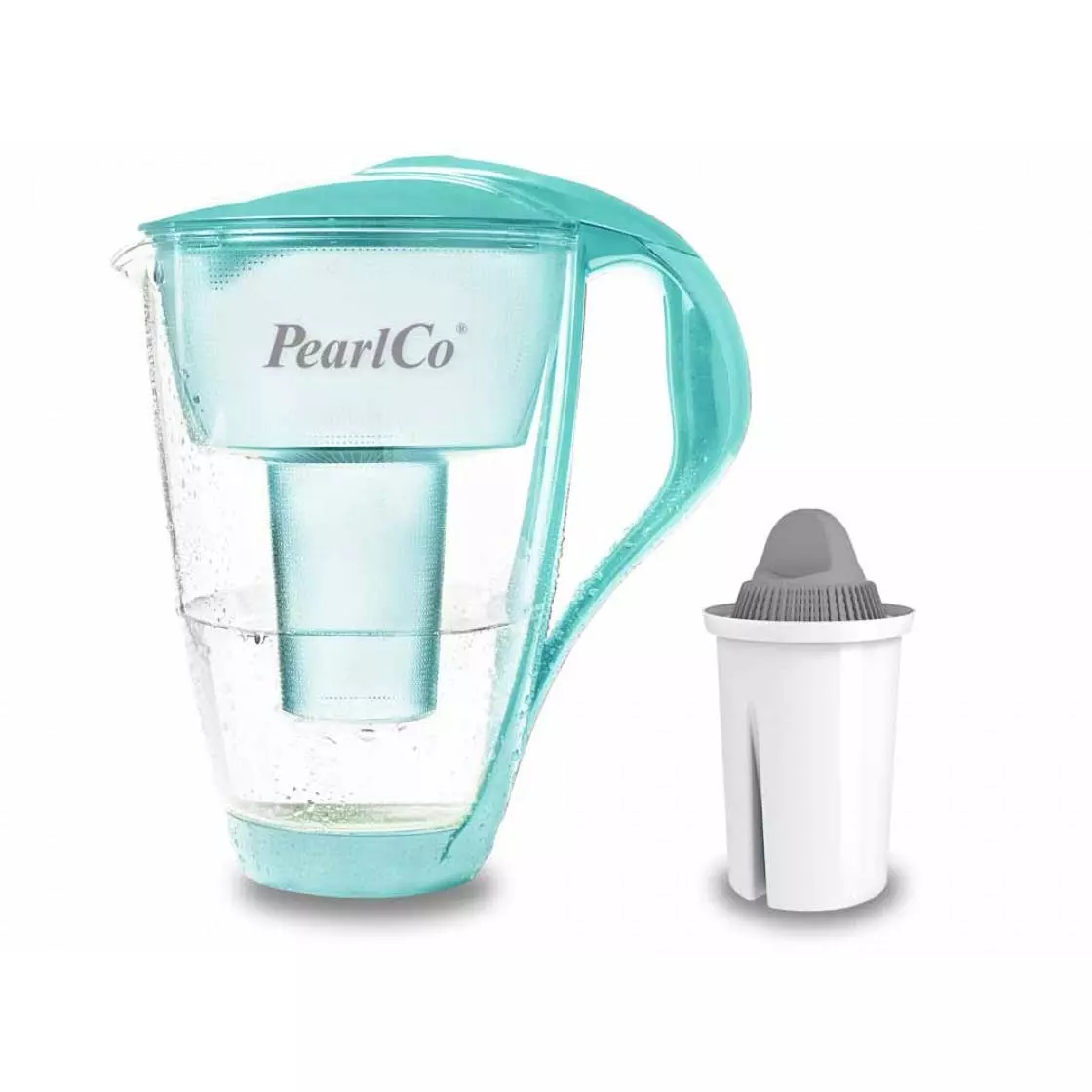 Pearlco Glas-Wasserfilter Mint Inkl. 6 Protect+ Filterkartuschen - Image 3