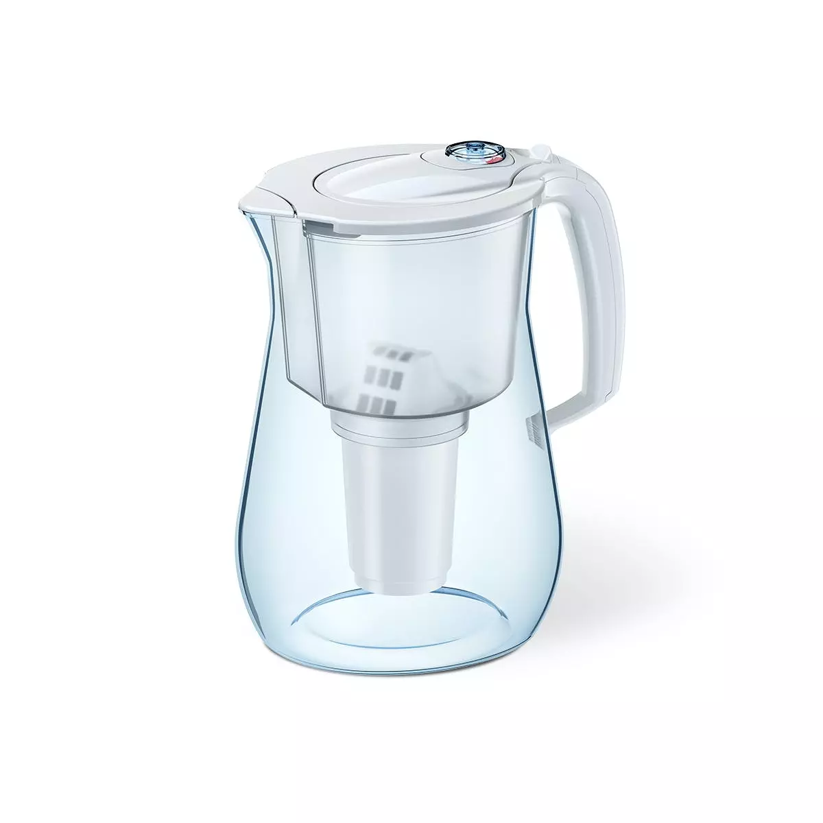 Null AQUAPHOR Tischwasserfilter Prestige Inkl. Filterkartusche A5, Cherry - Image 2