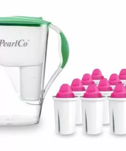 Pearlco Wasserfilter Fashion Mint Inkl. 12 AquaMag Filterkartuschen