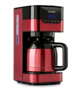 Klarstein Kaffeemaschine Arabica 800W EasyTouch Control Rot