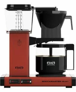 Null Moccamaster KBG Select Filterkaffeemaschine Brick Red