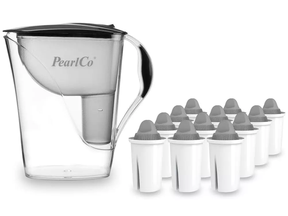 Pearlco Wasserfilter Fashion Anthrazit Inkl. 1 Protect+ Filterkartusche - Image 3