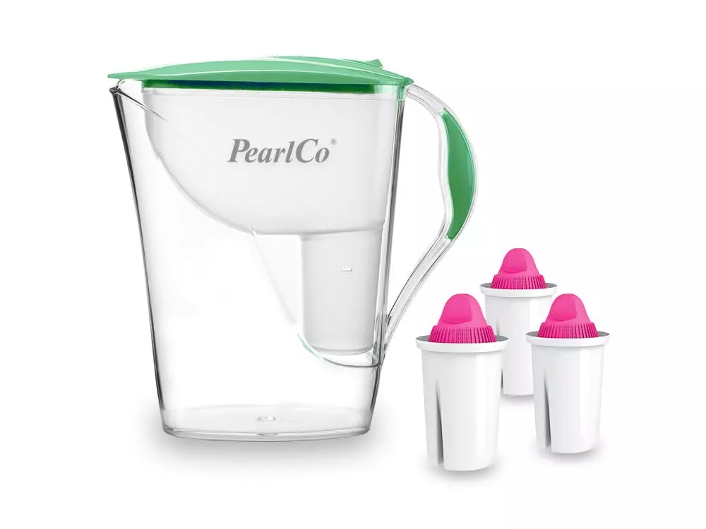 Pearlco Wasserfilter Fashion Weiß Inkl. 3 Alkaline Filterkartuschen - Image 6