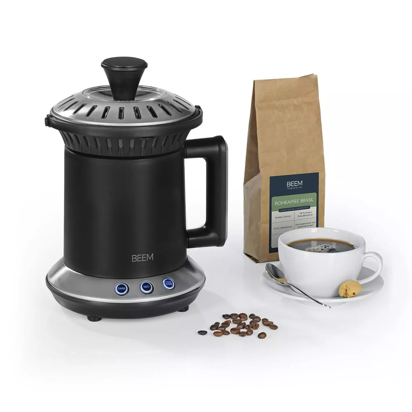 Null BEEM COFFEE-ROAST Set Mit ROAST-PERFECT Kaffeeröster & ROHKAFFEE-BRASIL - Image 6