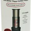 Null AeroPress Go Coffee Maker Kaffeebereiter, Inkl. 350 Filtern