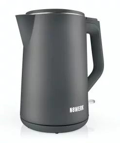 Null N8WERK Wasserkocher Nordic Grey Edition - Fassungsvermögen 1,5 Liter
