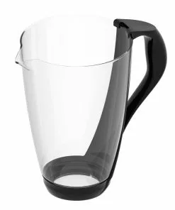 Pearlco Glas-Wasserfilter Anthrazit Ersatzkanne