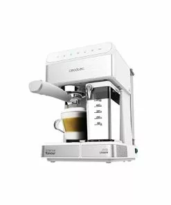 Cecotec Power Instant-ccino 20 Touch Serie Bianca Kaffeevollautomat Mit 20 Bar, Thermoblock Und Milchbehälter.