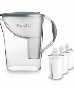 Pearlco Wasserfilter Standard Grau Inkl. 3 Universal Filterkartuschen
