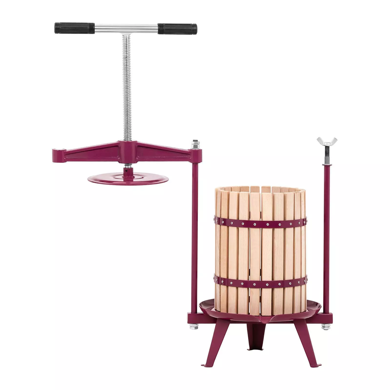 Royal-catering Royal Catering Obstpresse - Manuell - Holz - 18 L - Inkl. 1 Presstücher - Image 7