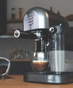 Cecotec Instant-ccino 20 Chic Serie Nera 20 Bar Kaffeevollautomat Mit Thermoblock, Geeignet Für Gemahlenen Kaffe Und Kapseln.