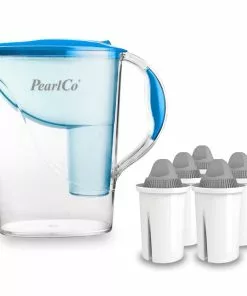 Pearlco Wasserfilter Standard Blau Inkl. 6 Protect+ Filterkartuschen