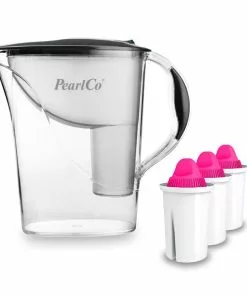 Pearlco Wasserfilter Standard Anthrazit Inkl. 3 AquaMag Filterkartuschen