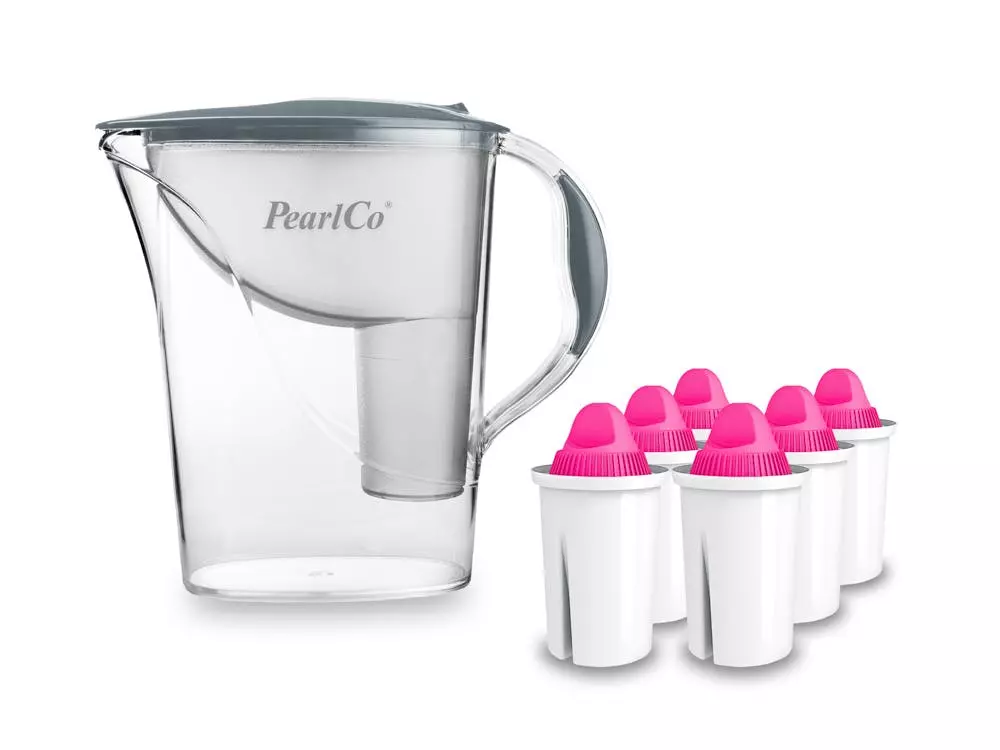 Pearlco Wasserfilter Standard Weiß Inkl. 6 AquaMag Filterkartuschen - Image 3