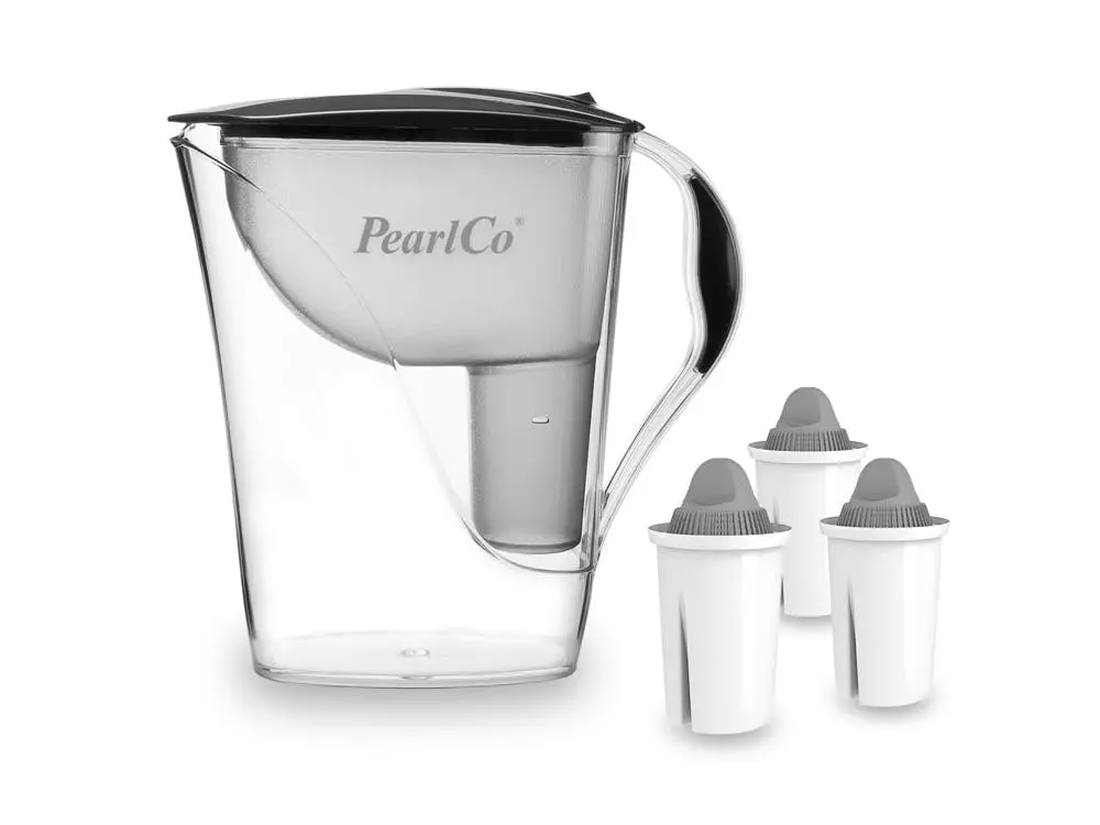 Pearlco Wasserfilter Fashion Anthrazit Inkl. 12 Protect+ Filterkartuschen - Image 3